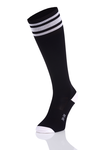 Running knee-high socks Road H Black-White