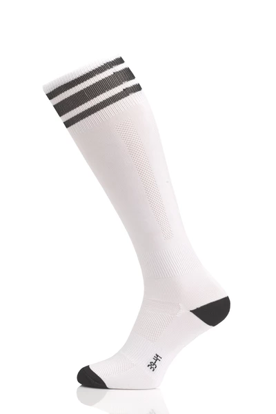 Running knee-high socks Road H White-Black