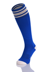 Running knee-high socks Road H Blue-White