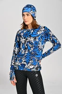 Blouse Basic Mosaic Fern Blue - packshot