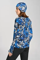 Blouse Basic Mosaic Fern Blue - packshot