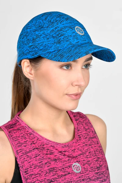 Cap Melange Cobalt