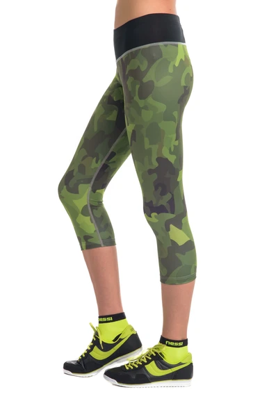 Getry Kolorowe Legginsy 3/4 Camo - OSTK-33