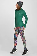 Insulated running leggings Dynamic  Mosaic Fern - packshot