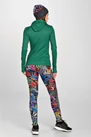 Insulated running leggings Dynamic  Mosaic Fern - packshot