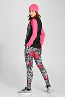 Insulated running leggings Dynamic Ornamo Roses - packshot