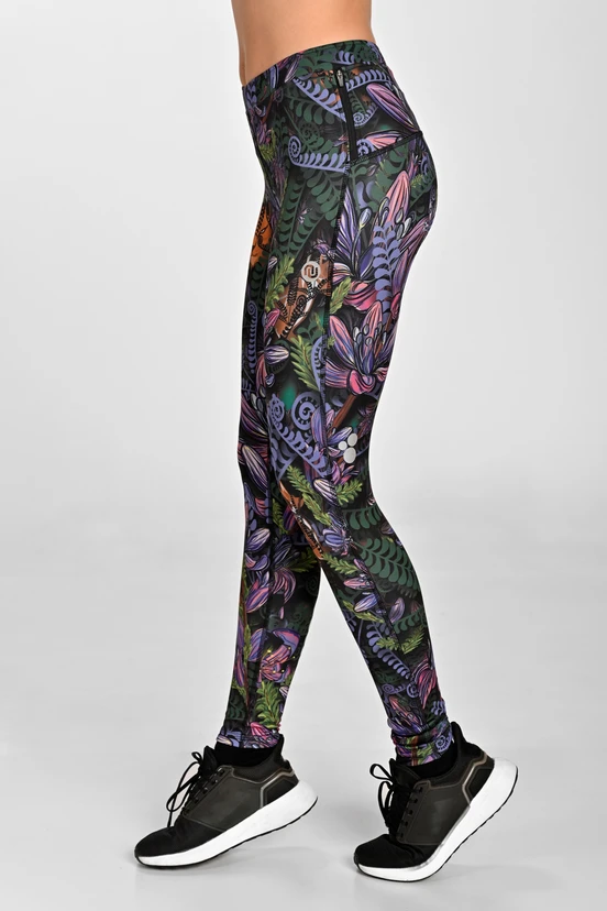 Insulated running leggings Dynamic Purple Ling - packshot