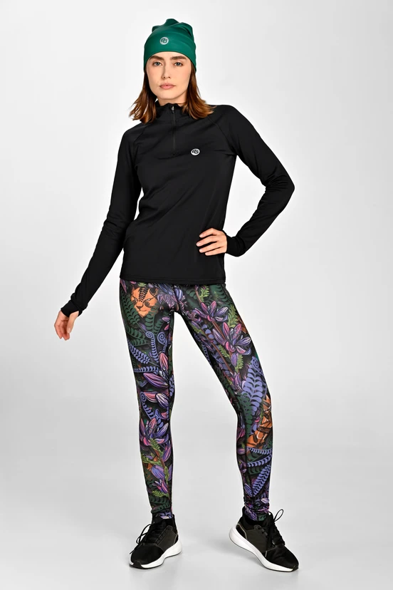 Insulated running leggings Dynamic Purple Ling - packshot