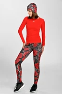 Insulated running leggings Dynamic Selva Roses - packshot