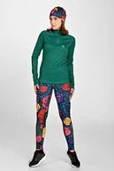 Insulated running leggings Dynamic Selva Roses Cobalt - packshot