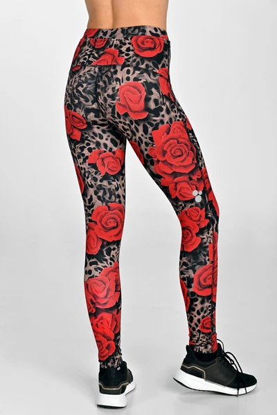 Legginsy ocieplane Dynamic do biegania Selva Roses