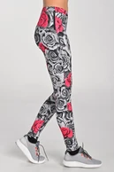 Legginsy regular Dynamic do biegania Ornamo Roses - packshot