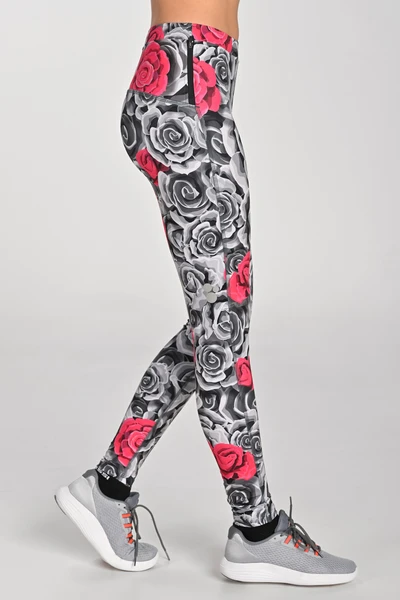 Regular Running Leggings Dynamic Ornamo Roses