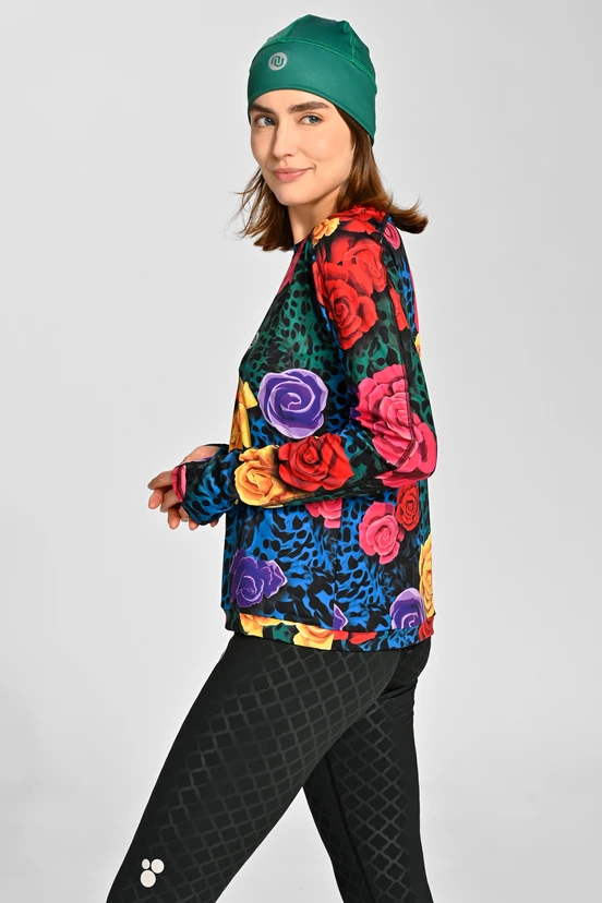 Longsleeve Basic Selva Roses Cobalt - packshot