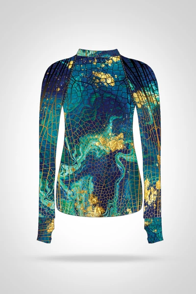 Preorder Blouse Zip Gold Nugget