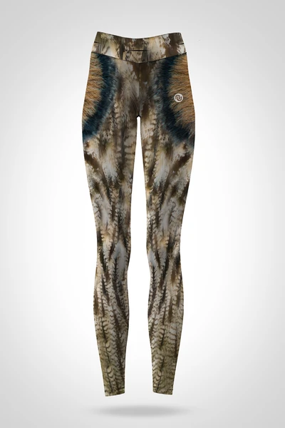 Preorder Leggings petite with waistband Pro Crazy Eyes Owls