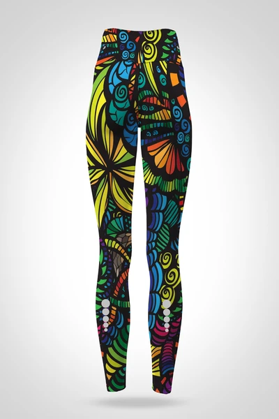 Preorder Regular high waisted leggings Colored Mosaic