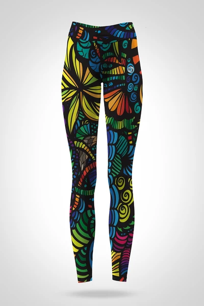 Preorder Legíny s pásem Pro Dragonfly Colored Mosaic