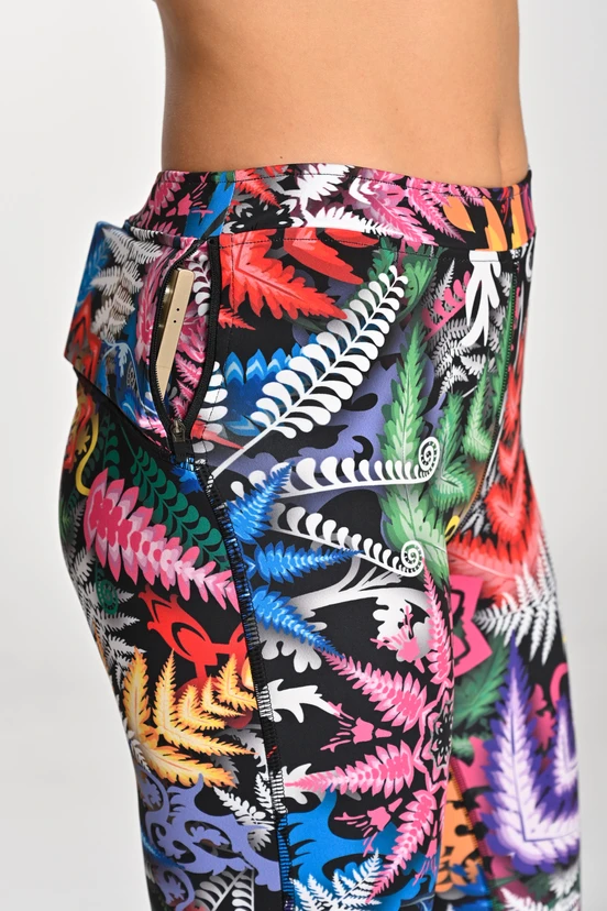 Regular Running Leggings Dynamic Mosaic Fern - packshot