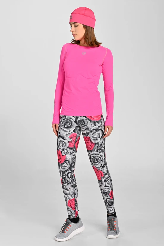 Regular Running Leggings Dynamic Ornamo Roses - packshot