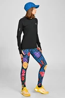 Regular Running Leggings Dynamic Selva Roses Cobalt - packshot