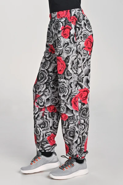 Women's loose sweatpants Ornamo Roses