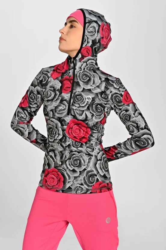 Termoaktywna bluza z kapturem Ornamo Roses - packshot