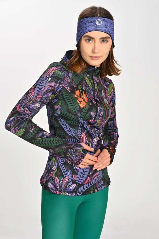 Termoaktywna bluza z kapturem Purple Ling - packshot