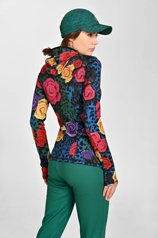 Termoaktywna bluza z kapturem Selva Roses Cobalt - packshot