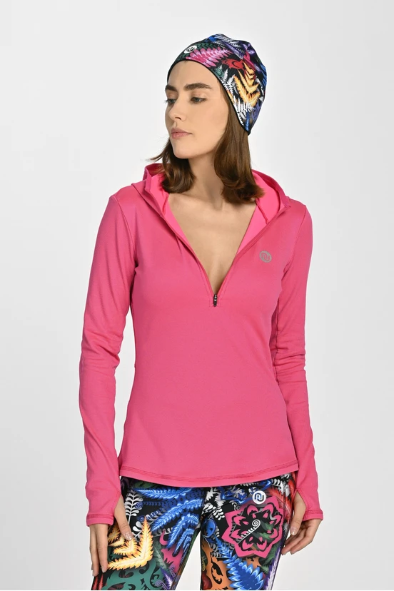 Thermoactive hoodie GloPink - packshot