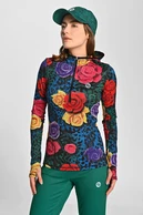 Thermoactive hoodie Selva Roses Cobalt - packshot