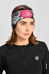 Thermoactive sports headband with ear pads Ornamo Roses