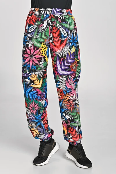 Women's loose sweatpants Mosaic Fern