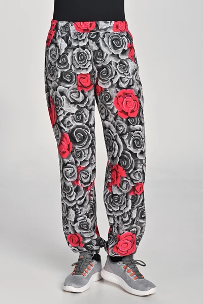 Women's loose sweatpants Ornamo Roses