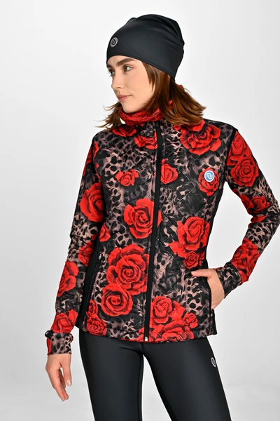 Women's quilted vest Selva Roses