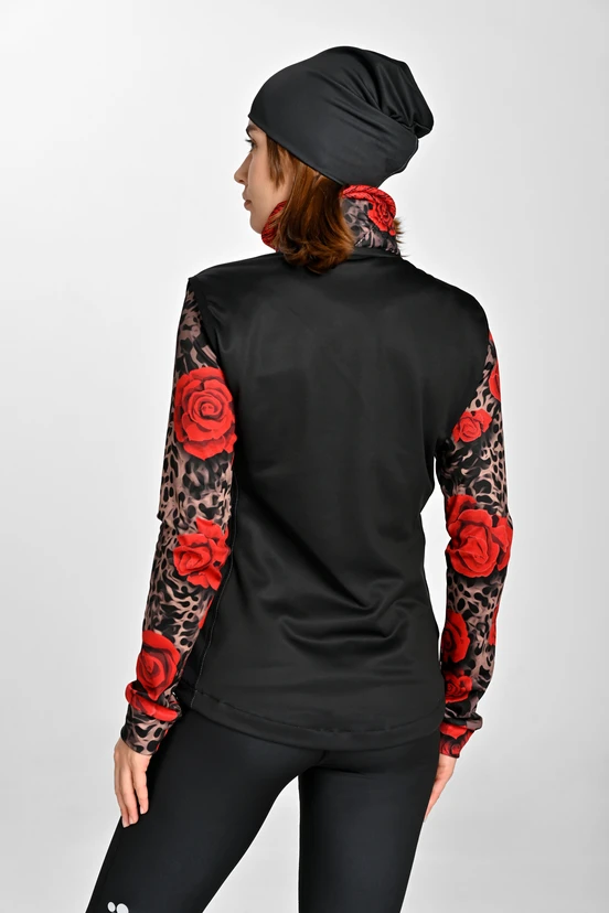 Women's quilted vest Selva Roses - packshot