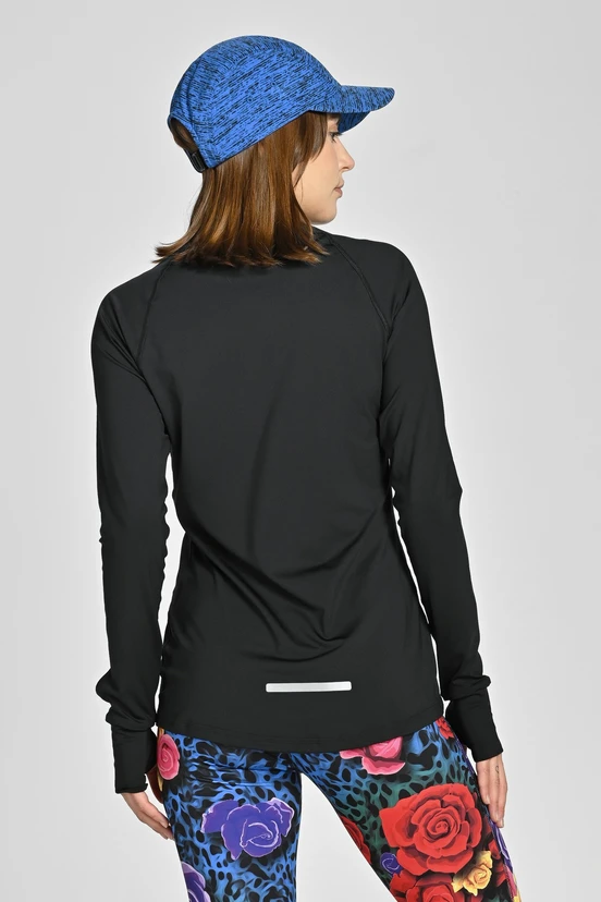 Blouse Zip Black - packshot