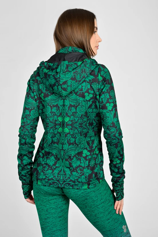 Bluza rozpinana premium z kapturem Ornamo Verde - packshot