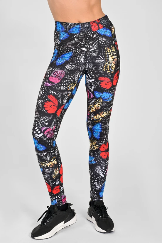 Dual Space leggings with side pockets Butterfly - packshot