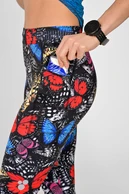 Dual Space leggings with side pockets Butterfly - packshot
