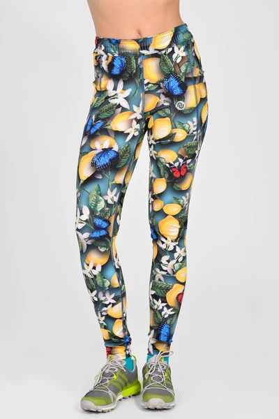 Dual Space leggings with side pockets Limone