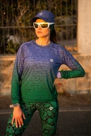 Halenka Basic Melange Verde-Viola - packshot
