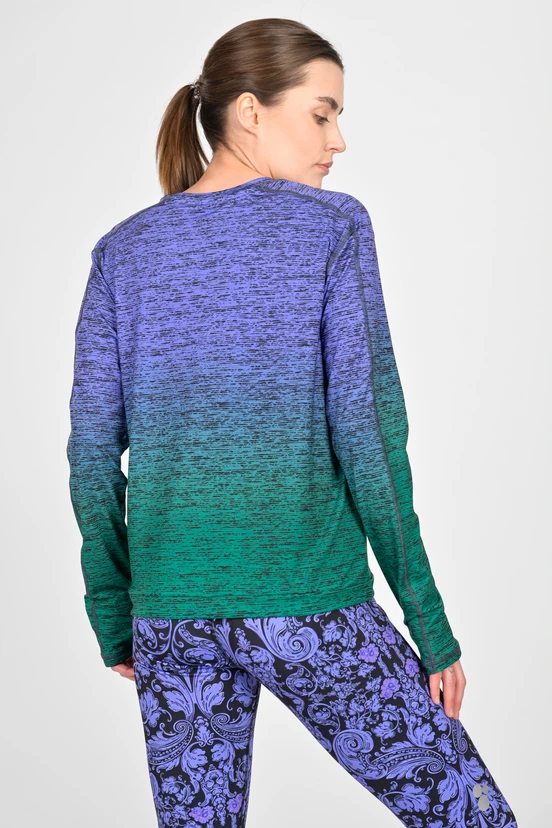 Halenka Basic Melange Verde-Viola - packshot
