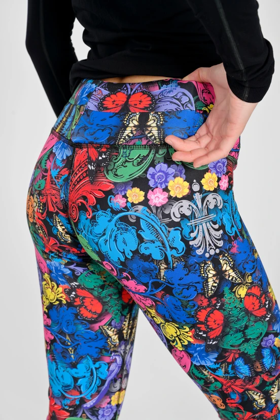 Leggings petite with waistband Pro Mosaic Ritmo - packshot