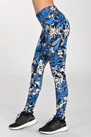 Leggings regular with waistband Pro Mosaic Fern Blue - packshot