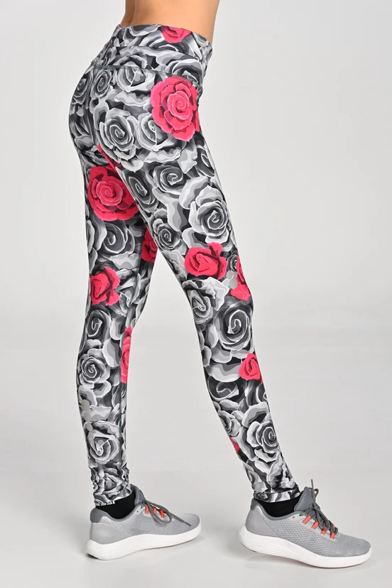 Leggings regular with waistband Pro Ornamo Roses - packshot