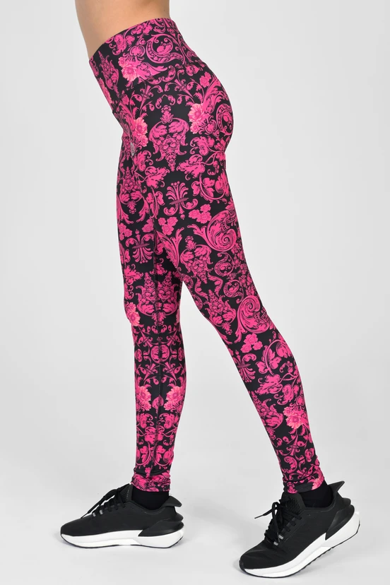 Legginsy regular z pasem Basic Ornamo Rosa - packshot