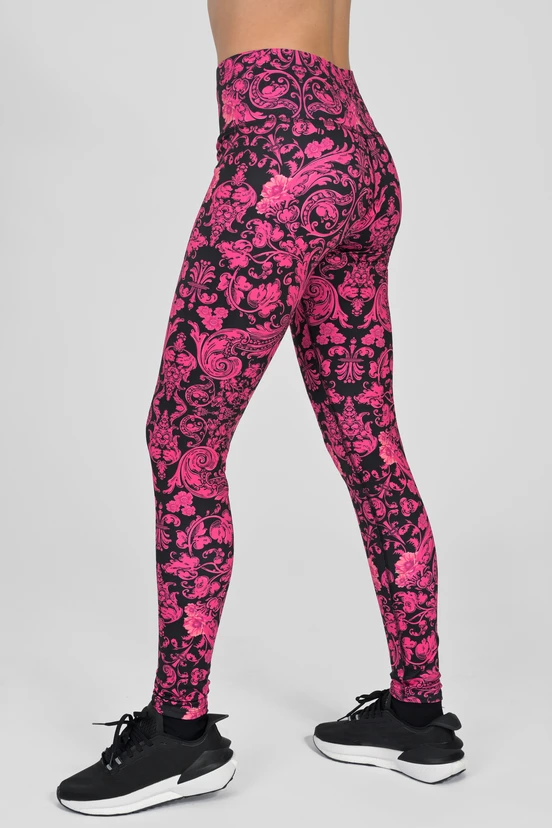 Legginsy regular z pasem Basic Ornamo Rosa - packshot