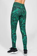 Legginsy regular z pasem Basic Ornamo Verde - packshot