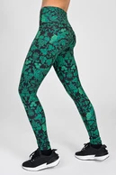 Legginsy regular z pasem Basic Ornamo Verde - packshot